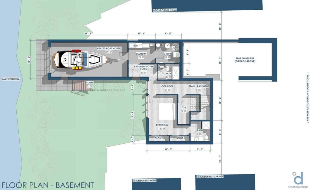 Aalseth Lane Stoughton floor plan basement