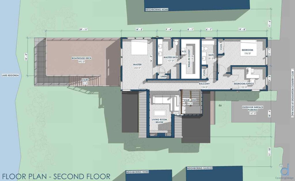 Aalseth Lane Stoughton 2nd floor plan